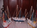FISHING BOAT YELLOW COASTAL 20 HAND CARVED COASTAL decor