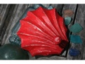 Sea Shell Door Hook Red Coastal 6 Coastal Decor