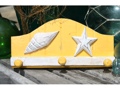 Sea Shell Hanger Rustic Yellow Nautical 12 Nautical Decor
