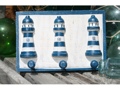 Lighthouse Hanger Rustic Blue Nautical 12 Nautical Decor
