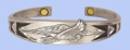 Biomagnetic Bangle Bracelet Eagle & Mountain