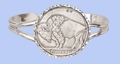 Buffalo Coin Bangle Bracelet