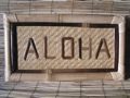 Bamboo Tropical Sign Aloha Tiki Bar Decor