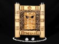 Leopard Print Bamboo Sign Tiki Bar Tiki Bar Decor