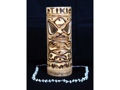Tiger Bamboo Tiki Hawaii Vase 12 Tropical Decor