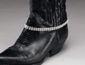 Austrian Crystal Boot Bracelet Double Row