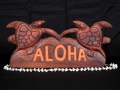 WELCOME SIGN ALOHA W TURTLE TIKI BAR DECOR