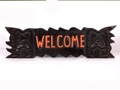 Welcome Sign Carved Tikis 24 Island Home Decor