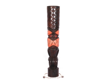 Sharky Tiki Totem 39 Hand Painted Surf Decor