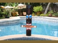 WELCOME ALOHA TIKI TOTEM 39 HAND PAINTED SURF decor