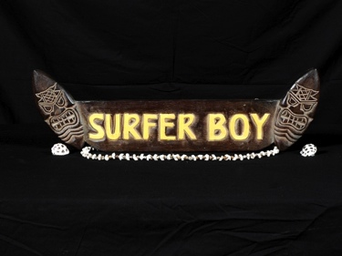Surf Sign Surfer Boy 24 Antique Finish