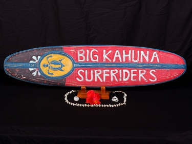 Big Kahuna Surfriders Surf Sign 39 Beach Decor