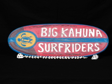 Big Kahuna Surfriders Surf Sign 20 Surfing Decor-Surf Decor