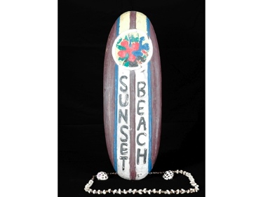 Sunset Beach Surf Sign 20 Surfing Decor