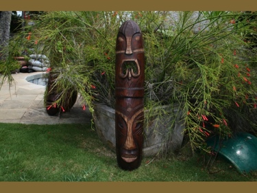 Fijian Tiki Mask 40 Health Strength Polynesian Art