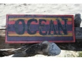 Ocean Weathered Surfcity Sign 14 Beach Cottage Decor