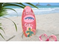 Surfer Girl Surf Sign W Fin 14 Surfing Decor