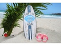 Surf City Usa Surf Sign W Fin 20 Surfing Decor