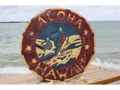 Aloha Hawaii Vintage Surf Sign 16 Made In Hawaii