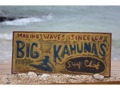 Big Kahunas Surf Club Surfing Wood Sign 16