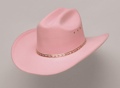 Pink Faux Felt Cowboy Hat *Elastic 