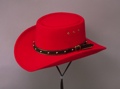 Red Faux Felt Gambler hats Sized - 40% OFF KIDS SIZED
