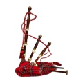 Roosebeck Bagpipe Chalice Miniature,Tartan Cover