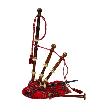 Roosebeck Bagpipe Chalice Halfsize Tartan Cover