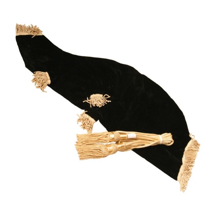 Roosebeck Bagpipe Cover & Cord Black Miniature