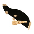 Roosebeck Bagpipe Cover & Cord Black Miniature