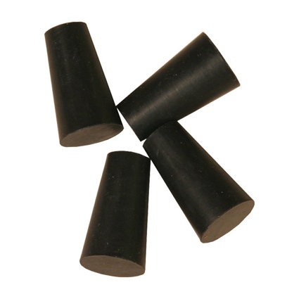 Roosebeck Rubber Stoppers #00 Set Of 4