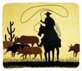 Fleece Blanket Cattle Roper 50 X 60