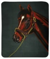 Fleece Blanket Horse Head 50 X 60