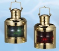 12 Inch High Quality Brass Port And Starboard Lanterns Electric or Oil Nautical Candle Holder