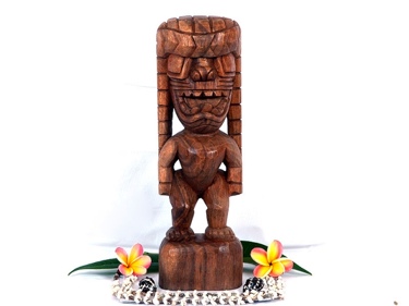GOD OF KING KAMEHAMEHA 16 ACACIA KOA BISHOP MUSEUM