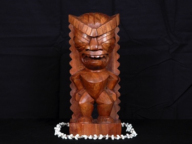 TIKI KUKA TEMPLE IMAGE 12 ACACIA KOA BISHOP MUSEUM