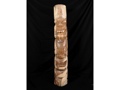 Ultimate Tiki Totem 5Ft W Maori Tongue Natural Acacia Koa