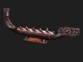 WAKA CANOE 48 ACACIA KOA NEW ZEALAND WAR CANOE