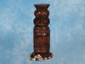 Oahu Tiki Totem 8 Brown Pineapple Tropical Accent