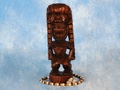 GOD OF KING KAMEHAMEHA 12 STAINED HAND CARVED ? KUKA'ILIMOKU