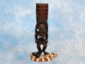Hurricane Tiki Totem 8 Brown Island Decor
