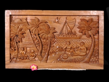 POLYNESIAN LIFESTYLE RELIEF 40 ISLAND TREASURE