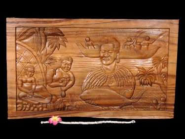 HAWAIIAN FISHERMAN RELIEF 40 ISLAND TREASURE