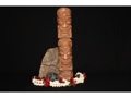 HAWAIIAN LUCKY MONEY TIKI TOTEM 20 MONKEY POD WOOD