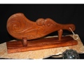 Maori Tiki War Club W Base 16 Strength God Island Decor
