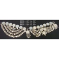 Mid-East Belt Nickeled Brass Coins & Bells 40 Inch