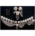 Mid-East Belt Nickeled Brass Mirrors & Bells 40 Inch