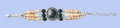 Genuine Bone Bracelet - Black z