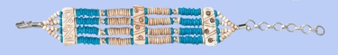 Genuine Bone Bracelet - Turquoise z