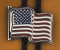 USA Flag Bolo Tie